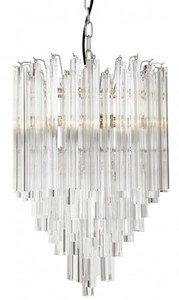 4250828386282 - Luxus Hängeleuchte Eiszapfen Glas - Art Deco Hotel Restaurant Lampe - Eindrucksvolle Leuchte 4250828386282 - Luxus Hängeleuchte Eiszapfen Glas - Art Deco Hotel Restaurant Lampe - Eindrucksvolle Leuchte