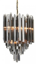 4250828386299 - Luxus Hängeleuchte Eiszapfen Smoke Glas - Art Deco Hotel Restaurant Lampe - Eindrucksvolle Leuchte 4250828386299 - Luxus Hängeleuchte Eiszapfen Smoke Glas - Art Deco Hotel Restaurant Lampe - Eindrucksvolle Leuchte