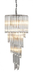 4250828386312 - Luxus Hängeleuchte Eiszapfen Glas 95 x 40 cm - Art Deco Hotel Restaurant Lampe - Eindrucksvolle Leuchte 4250828386312 - Luxus Hängeleuchte Eiszapfen Glas 95 x 40 cm - Art Deco Hotel Restaurant Lampe - Eindrucksvolle Leuchte