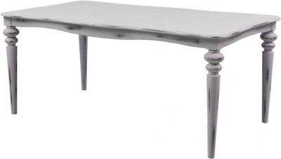 4250828386848 - Barock Esstisch Weiß Antik Stil ausziehbar 180 - 230 cm - Tisch 4250828386848 - Barock Esstisch Weiß Antik Stil ausziehbar 180 - 230 cm - Tisch