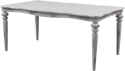 4250828386848 - Barock Esstisch Weiß Antik Stil ausziehbar 180 - 230 cm - Tisch 4250828386848 - Barock Esstisch Weiß Antik Stil ausziehbar 180 - 230 cm - Tisch