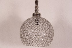 4250828387135 - HÃ¤ngeleuchte Deckenleuchte Silber   Glas 28cm Durchmesser - Industrie Lampe HÃ¤nge Leuchte
