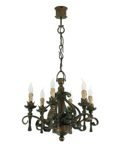 4250828387982 - Barock Schmiedeeisen Kronleuchter 6-Flammig Hängeleuchte Lüster Hängelampe Deckenlampe Castle - Burg Schloss Leuchter 4250828387982 - Barock Schmiedeeisen Kronleuchter 6-Flammig Hängeleuchte Lüster Hängelampe Deckenlampe Castle - Burg Schloss Leuchter