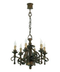 4250828387982 - Barock Schmiedeeisen Kronleuchter 6-Flammig Hängeleuchte Lüster Hängelampe Deckenlampe Castle - Burg Schloss Leuchter 4250828387982 - Barock Schmiedeeisen Kronleuchter 6-Flammig Hängeleuchte Lüster Hängelampe Deckenlampe Castle - Burg Schloss Leuchter