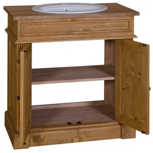 Casa Padrino Landhaus Stil Waschschrank Waschtisch inkl 1 Waschbecken