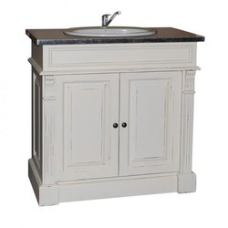 4250828388736 - Landhaus Stil Waschschrank Waschtisch inkl 1 Waschbecken Venice - Bad Schrank 4250828388736 - Landhaus Stil Waschschrank Waschtisch inkl 1 Waschbecken Venice - Bad Schrank