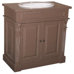 4250828388743 - Landhaus Stil Waschschrank Waschtisch inkl 1 Waschbecken Venice - Bad Schrank