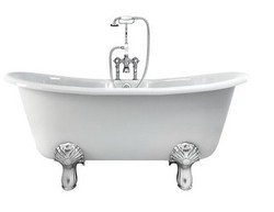 4250828389917 - Jugendstil Badewanne Naturstein freistehend 1700mm BCha Weiß - Freistehende Retro Antik Badewanne 4250828389917 - Jugendstil Badewanne Naturstein freistehend 1700mm BCha Weiß - Freistehende Retro Antik Badewanne