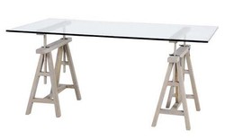 4250828390999 - Luxus Schreibtisch Sekretär Glas Eiche Rustikal Architect Art Deco 4250828390999 - Luxus Schreibtisch Sekretär Glas Eiche Rustikal Architect Art Deco