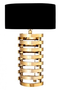 4250828392986 - Luxus Tischleuchte Gold finish Lampenschirm Schwarz 74 x 50 cm - Leuchte - Luxury Collection 4250828392986 - Luxus Tischleuchte Gold finish Lampenschirm Schwarz 74 x 50 cm - Leuchte - Luxury Collection
