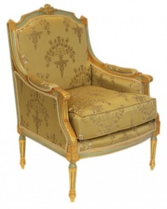 4250828393457 - Barock Lounge Thron Sessel Empire Gold Muster - Ohren Sessel - Ohrensessel Tron Stuhl 4250828393457 - Barock Lounge Thron Sessel Empire Gold Muster - Ohren Sessel - Ohrensessel Tron Stuhl