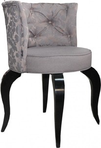 4250828393990 - Barock Salon Stuhl Braun Muster   Schwarz - Designer Sessel - Luxus QualitÃ¤t