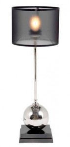 4250828395109 - Luxus Tischleuchte Schwarz vernickeltes Metall - Leuchte - Luxury Collection