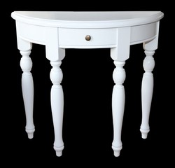 4250828395468 - Shabby Chic Konsolentisch Weiss B 82cm H 75cm - Konsole Tisch Beistelltisch Landhaus Stil