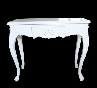 4250828395475 - Barock Konsolentisch Weiss mit Schubladen Damen Schminktisch - Antik Stil - Barock Möbel 4250828395475 - Barock Konsolentisch Weiss mit Schubladen Damen Schminktisch - Antik Stil - Barock Möbel