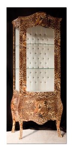 4250427851815 - Barock Vitrine Leopard - MÃ¶bel Leo Optik
