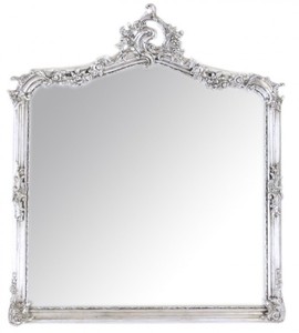 4250828396489 - Barock Wandspiegel Antik Silber - Italienischer Antik Stil - 115 x 100 cm - Edel & Prunkvoll 4250828396489 - Barock Wandspiegel Antik Silber - Italienischer Antik Stil - 115 x 100 cm - Edel & Prunkvoll