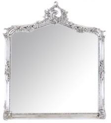 4250828396489 - Barock Wandspiegel Antik Silber - Italienischer Antik Stil - 115 x 100 cm - Edel & Prunkvoll 4250828396489 - Barock Wandspiegel Antik Silber - Italienischer Antik Stil - 115 x 100 cm - Edel & Prunkvoll