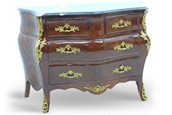 4250828396892 - Barock Kommode mit Marmorplatte Mahagonie Braun mit goldenen Metallapplikationen 123 cm - Hotel Collection 4250828396892 - Barock Kommode mit Marmorplatte Mahagonie Braun mit goldenen Metallapplikationen 123 cm - Hotel Collection