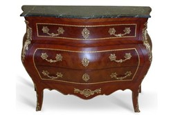 4250828396991 - Barock Kommode mit Marmorplatte Mahagoni Braun mit goldenen Metallapplikationen 124 cm - Hotel Collection 4250828396991 - Barock Kommode mit Marmorplatte Mahagoni Braun mit goldenen Metallapplikationen 124 cm - Hotel Collection