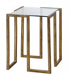 4250828397103 - Luxus Beistelltisch Messing Vincent Gold Finish Glas 46 x 46 x H 66 cm - Hotel Collection 4250828397103 - Luxus Beistelltisch Messing Vincent Gold Finish Glas 46 x 46 x H 66 cm - Hotel Collection