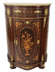 4250828398193 - Empire Kommoden Schrank mit Marmorplatte Mahagoni Dunkelbraun Intarsien - Barock Möbel Kommode 4250828398193 - Empire Kommoden Schrank mit Marmorplatte Mahagoni Dunkelbraun Intarsien - Barock Möbel Kommode