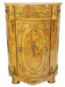 4250828398209 - Empire Kommoden Schrank mit Marmorplatte Vogelaugenahorn - Barock Möbel Kommode 4250828398209 - Empire Kommoden Schrank mit Marmorplatte Vogelaugenahorn - Barock Möbel Kommode
