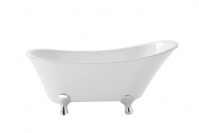 4250828398414 - Art Deco Badewanne freistehend Weiß Modell He-Gra 1550mm - Freistehende Retro Antik Badewanne Barock Jugendstil 4250828398414 - Art Deco Badewanne freistehend Weiß Modell He-Gra 1550mm - Freistehende Retro Antik Badewanne Barock Jugendstil