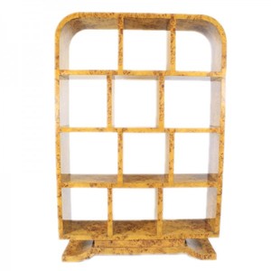 4250828399053 - Art Deco BÃ¼cherregal Vogelaugenahorn - Artdeco BÃ¼cher Schrank Regalsystem MÃ¶bel Antik Stil