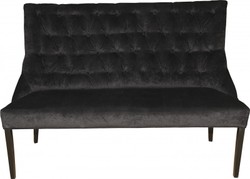 4251287700701 - Chesterfield Sitzbank   Sofa Schwarz Esszimmer Bank B 155 cm H 108 cm T 70 cm