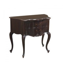 4251287701609 - Barock Luxus Kommode Braun-Rot B 80 cm H 70 cm - Barock MÃ¶bel