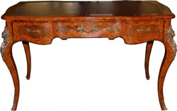 4251287701616 - Luxus Barock Empire Schreibtisch SekretÃ¤r 130 cm - Handgefertigt aus Eichenholz  - Barock Schreibtisch BÃ¼ro MÃ¶bel