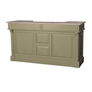 4251287701647 - Jugendstil Theken Schrank 160 cm Theke Ladentheke Landhaus Stil Ladeneinrichtung - alle Farben