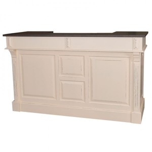 4251287701654 - Jugendstil Theken Schrank 160 cm Theke Ladentheke Landhaus Stil Ladeneinrichtung - alle Farben