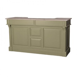 4251287701647 - Jugendstil Theken Schrank 160 cm Theke Ladentheke Landhaus Stil Ladeneinrichtung - alle Farben