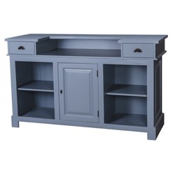 4251287701692 - Jugendstil Theken Schrank 180 cm Theke Ladentheke Landhaus Stil Ladeneinrichtung - alle Farben