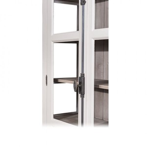 4251287701784 - Landhaus Vitrinen Schrank KÃ¼chenschrank 109 x H 210 cm- Esszimmer Schrank Wohnzimmer Antik Landhaus Stil