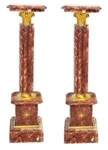 4251287701869 - Barock Marmor Säulen Set Rot Gold - Edle Marmor Säule (2 Stk) 4251287701869 - Barock Marmor Säulen Set Rot Gold - Edle Marmor Säule (2 Stk)