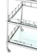 
Casa Padrino luxury Bar Trolley Stainless Steel plated - cut glass - Luxury Hotel &amp; Restaurant Furniture Trolley – Bild 3