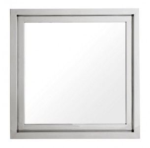 4251287703726 - Luxus Wandspiegel Edelstahl vernickelt 100 x 100 cm - Luxury Hotel Collection