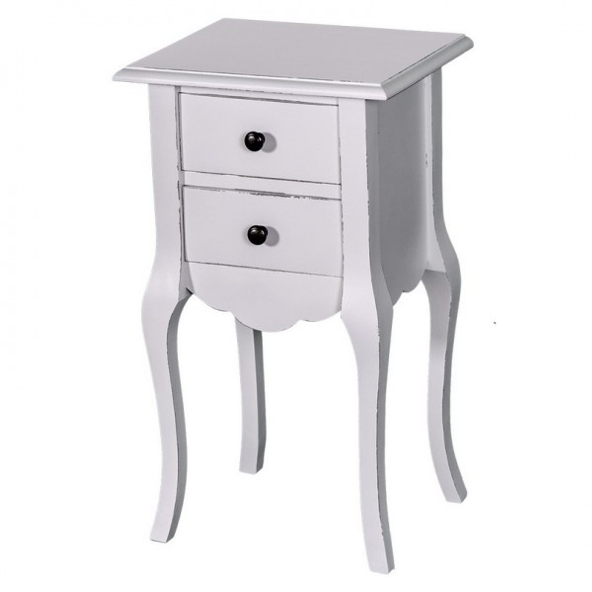 4251287704327 - Barock Kommode mit 2 Schubladen 40 cm - Jugendstil Landhaus Stil MÃ¶bel - Nachttisch Schrank