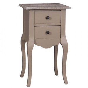 4251287704358 - Barock Kommode mit 2 Schubladen 40 cm - Jugendstil Landhaus Stil MÃ¶bel - Nachttisch Schrank