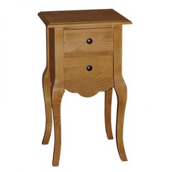 4251287704310 - Barock Kommode mit 2 Schubladen 40 cm - Jugendstil Landhaus Stil MÃ¶bel - Nachttisch Schrank