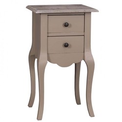 4251287704358 - Barock Kommode mit 2 Schubladen 40 cm - Jugendstil Landhaus Stil MÃ¶bel - Nachttisch Schrank