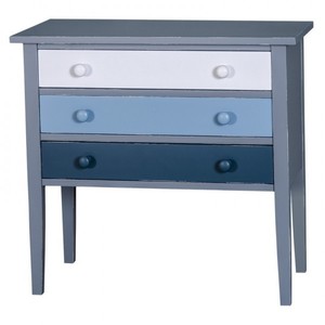 4251287704389 - Jugendstil Kommode 80cm - Landhaus Stil Sideboard Schrank