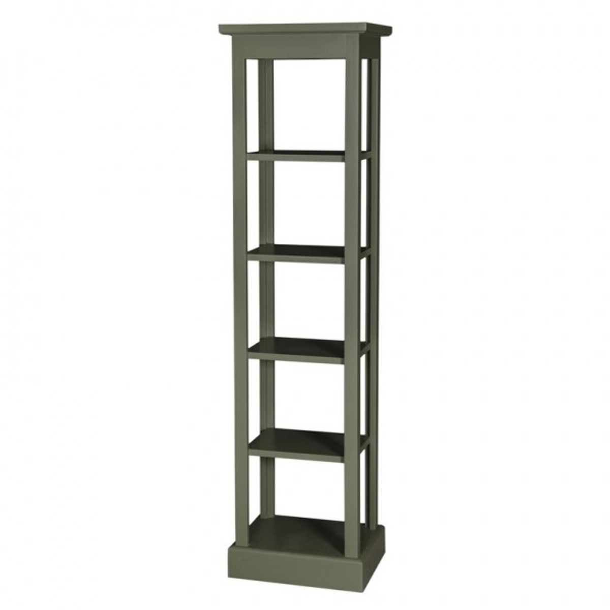 4251287704655 - Landhaus Stil Regalschrank 45 x 35 x H170 cm Massivholz