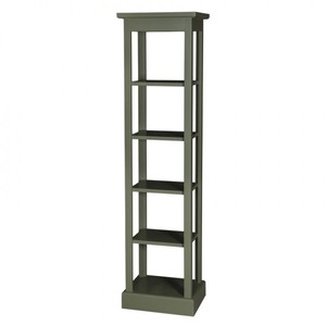 4251287704655 - Landhaus Stil Regalschrank 45 x 35 x H170 cm Massivholz