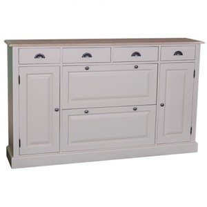 4251287704679 - Shabby Chic Landhaus Stil Sideboard Schuhschrank - Dielen Schrank