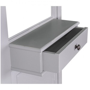 4251287704716 - Garderoben Schrank mit Spiegel - Landhaus Stil Garderobe