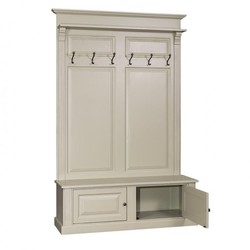 4251287704747 - Garderoben Schrank mit 2 SchrankfÃ¤chern - Landhaus Stil Garderobe